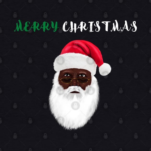 Black Santa Christmas celebration, Black pride, Black heritage by johnnie2749